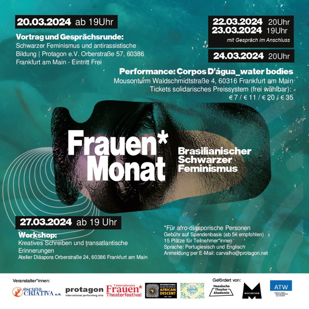 EVENTO em Frankfurt: Frauen*Monat – Afrobrasilianischer Feminismus